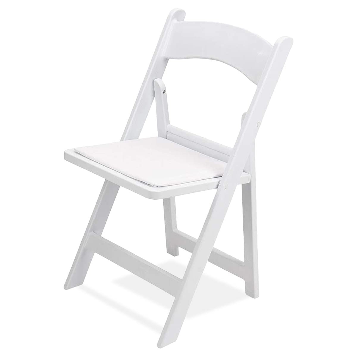 Padded White Resin Chair